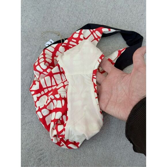 NWT Little Creative Factory Asymmetric One Shoulder One Piece Swimsuit Girls 10 - Picture 7 of 11